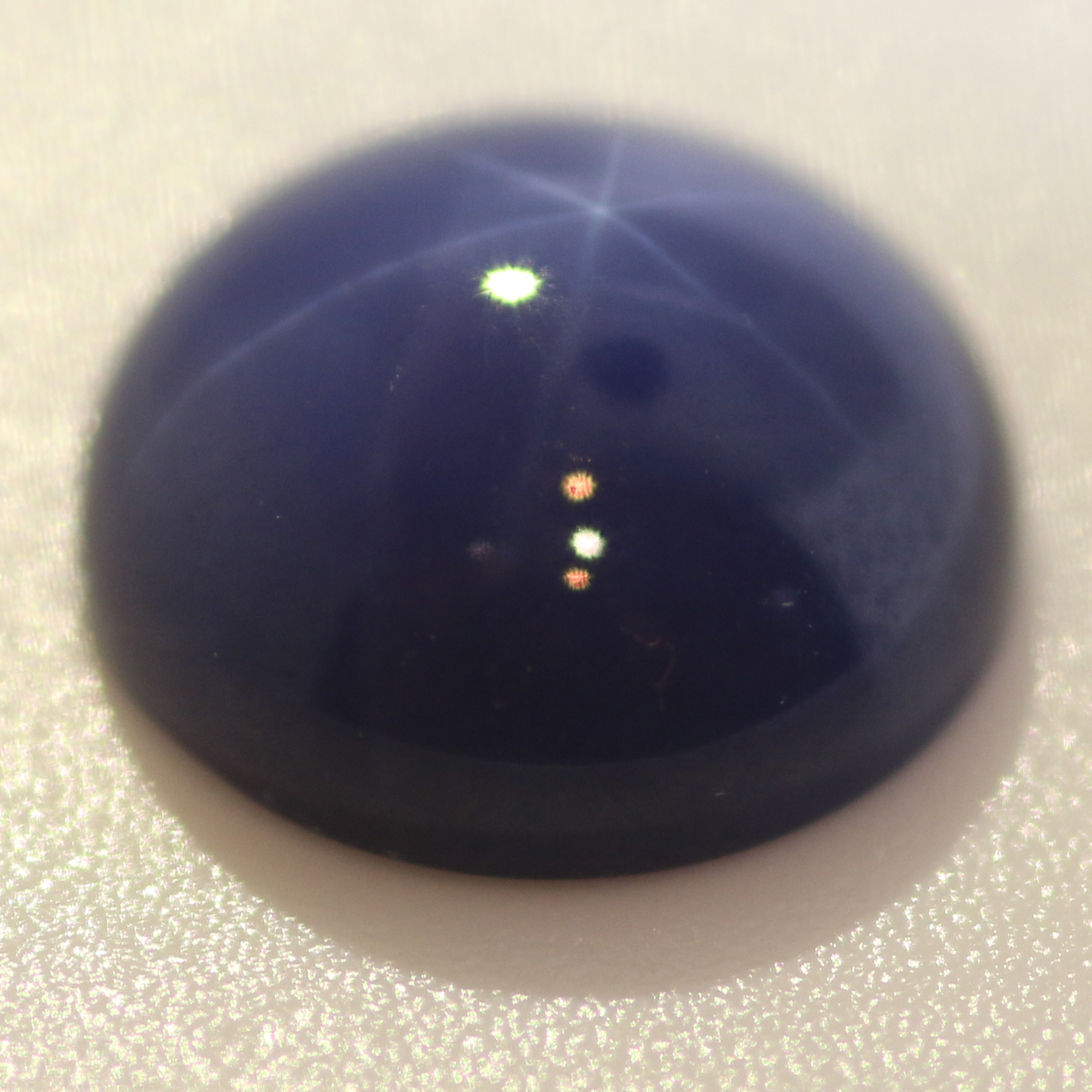 9MM STAR CABOCHON SYNTHETIC SAPPHIRE